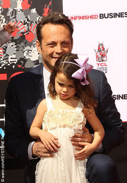 Vince Vaughn with daughter Locklyn Kyla