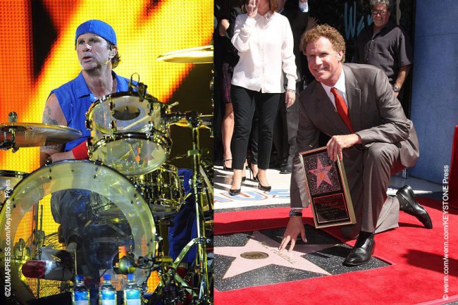 Will Ferrell is one of the most famous comedic actors out there right now. He keeps turning out hit comedies and shows no signs of slowing down. Will is sometimes mistake for Red Hot Chili Peppers drummer, Chad Smith. Looking at the two side by side you really have to double check who is who.