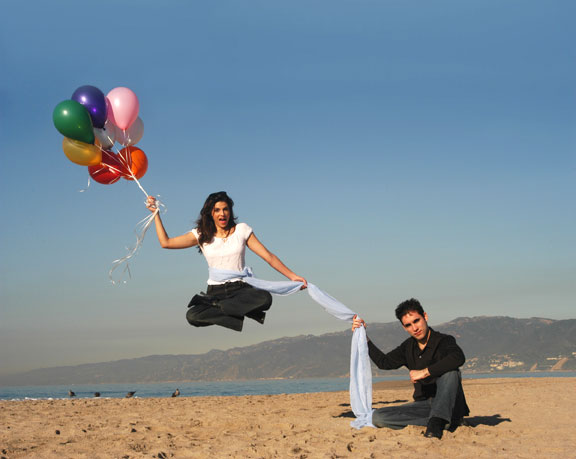 Michael Grandinetti - Santa Monica Beach Levitation