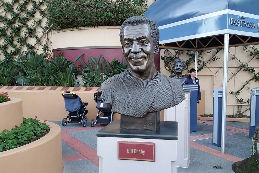 Bill Cosby statue courtesy of Walt Disney World