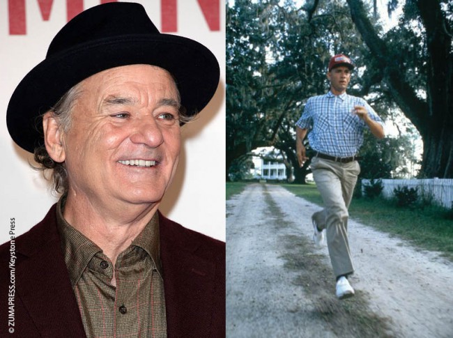 Bill Murray has already portrayed many amazing characters in cinema. On the Howard Stern Show he once revealed that he turned down the title role in Forrest Gump. “I did have ‘Forrest Gump’ conversations,” Murray said.