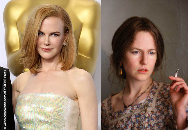 Nicole Kidman was completely unrecognizable in 2003’s The Hours. She would spend nearly three hours a day in makeup getting ready for the role.