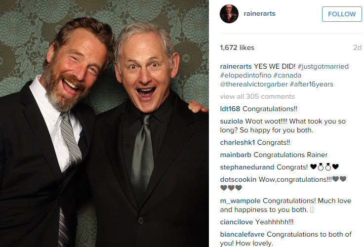 Raineer Andreesen and Victor Garber