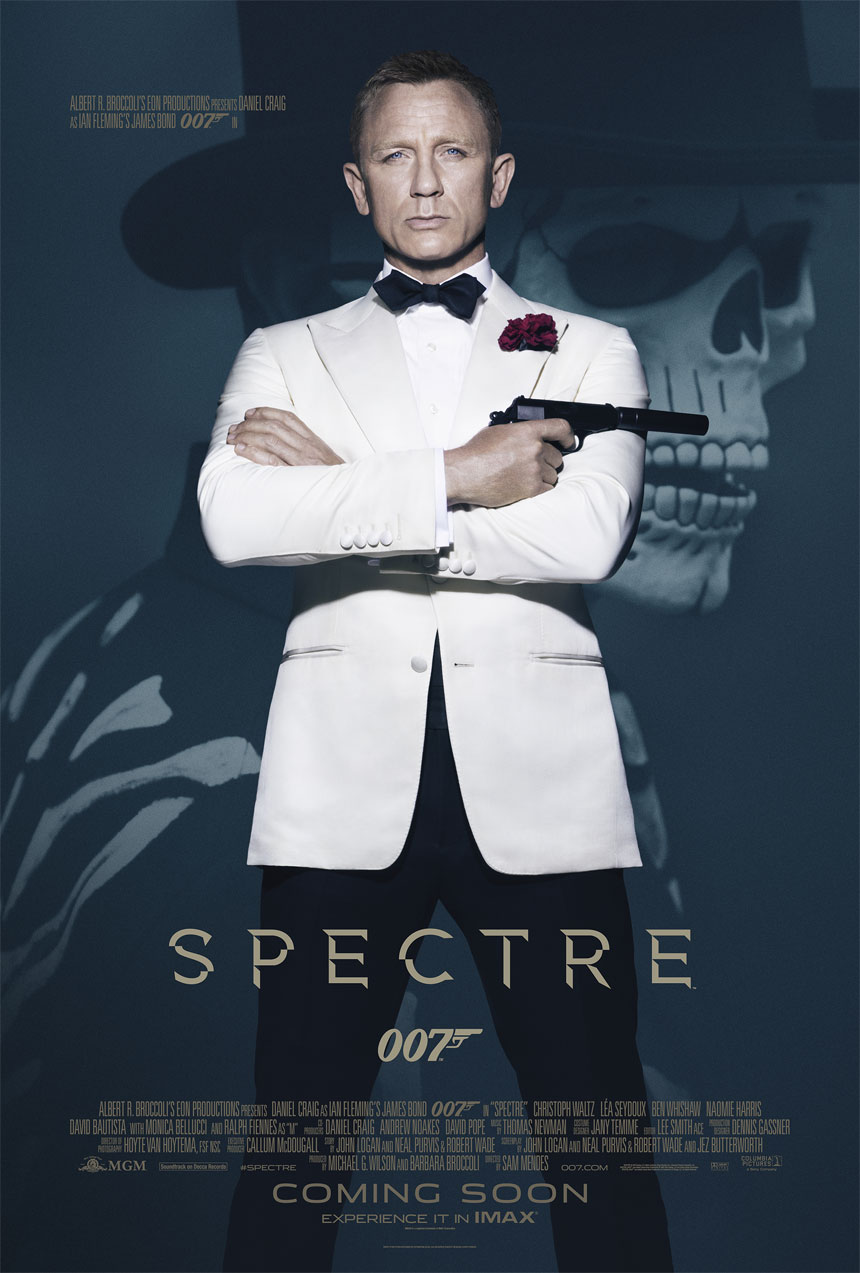 Spectre poster starring Daniel Craig