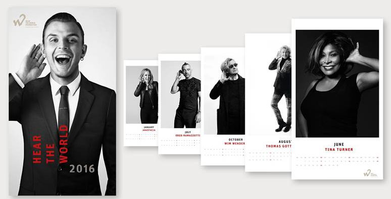 Hear the World Foundation Celebrity Calendar