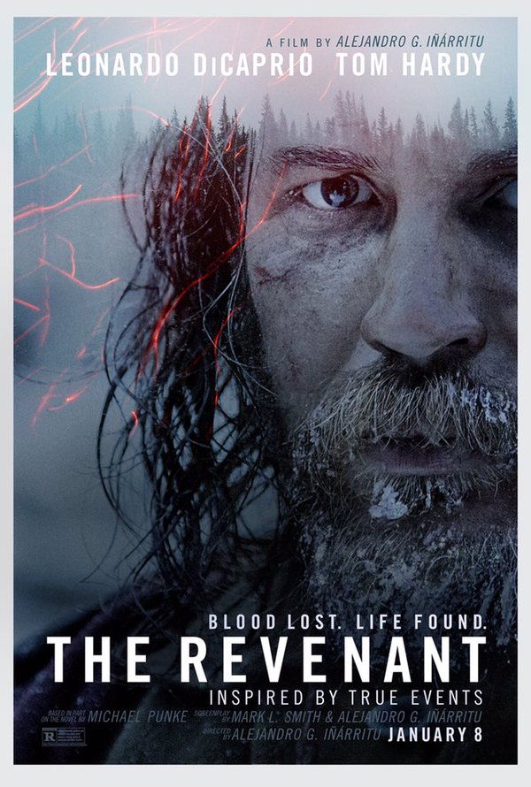 The Revenant movie poster starring Leonardo DiCaprio