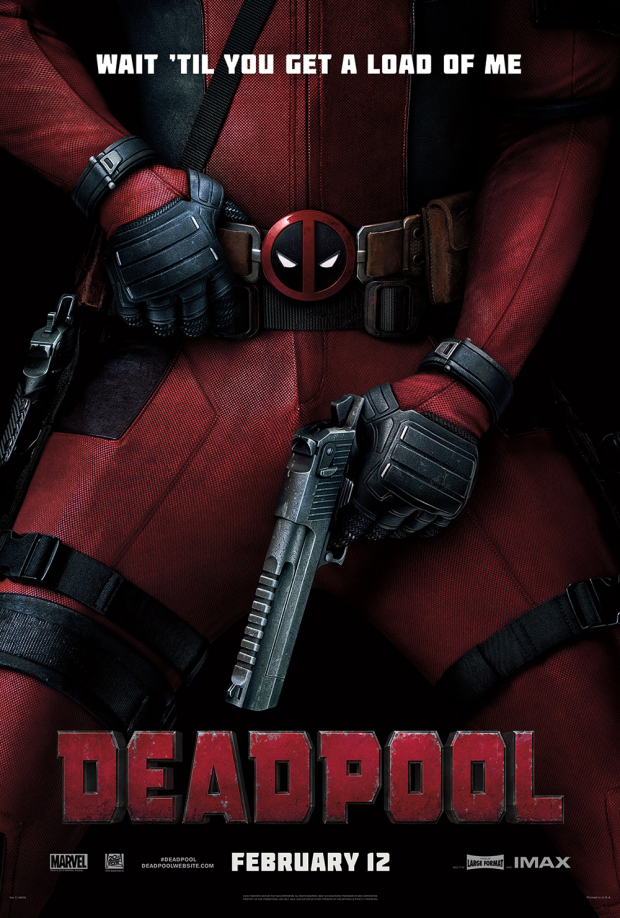 Deadpool poster starring Ryan Reynolds