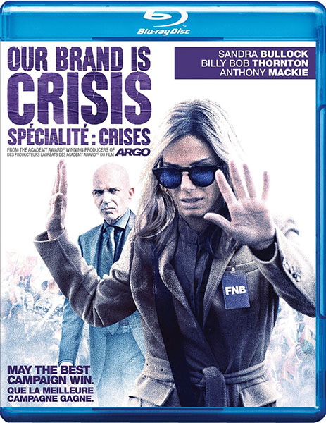 Sandra Bullock stars in Our Brand is Crisis Blu-ray