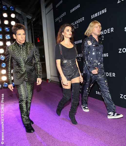 Ben Stiller, Penelope Cruz and Owen Wilson walk the red carpet