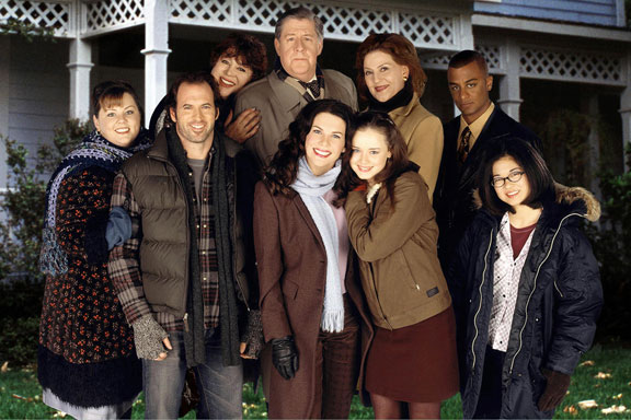 Gilmore Girls cast - Melissa McCarthy is at the far left