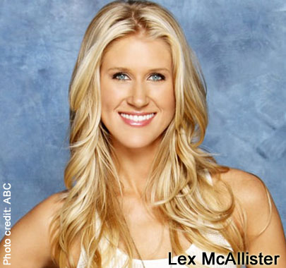 Former Bachelor contestant Lex McAllister