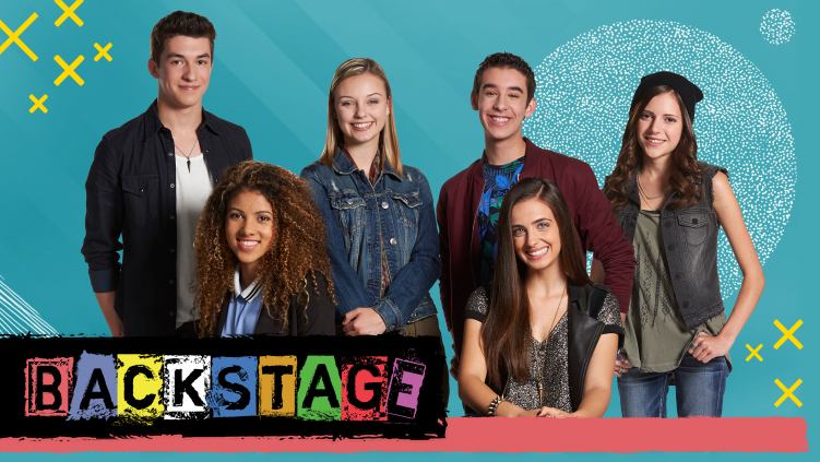 The cast of the new Family Channel series, Backstage