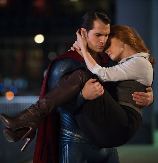 batman v superman Henry Cavill and Amy Adams