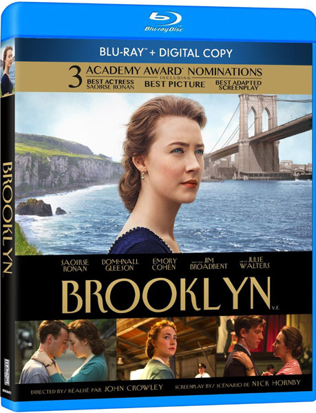 Brooklyn starring Saoirse Ronan on Blu-ray