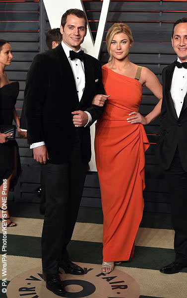 Henry Cavill and Tara King at Vanity Fair Oscar Party