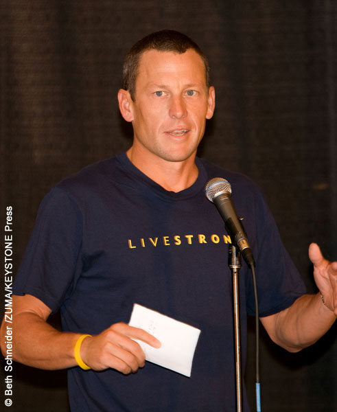 Lance Armstrong at 2008 5th annual LIVESTRONG Day