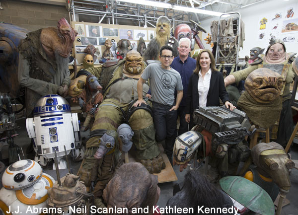 Star Wars creatures with J.J. Abrams, Neil Scanlan and Kathleen Kennedy