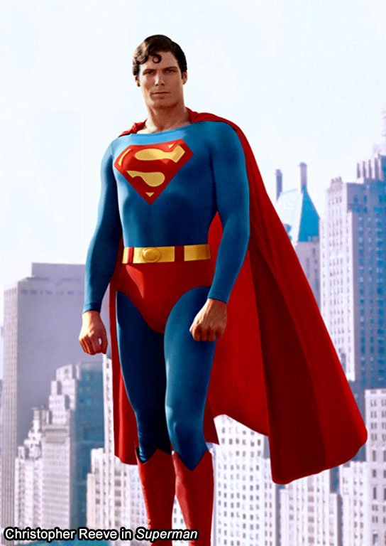 Christopher Reeves in Superman (1978) 