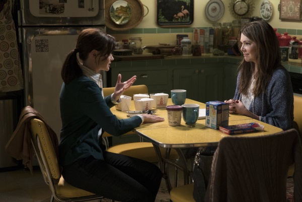 Back at the Gilmore house with Rory and Lorelai Back at the Gilmore house with Rory and Lorelai