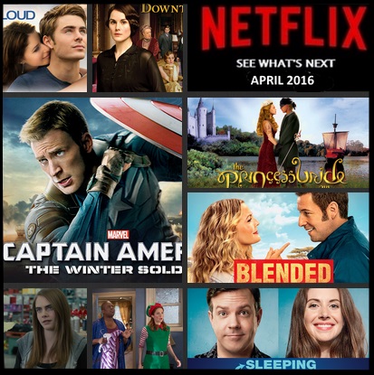 New Netflix content available April 2016