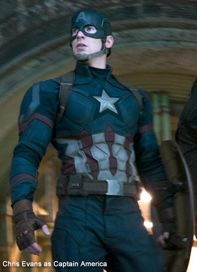 Chris Evans as Captain America