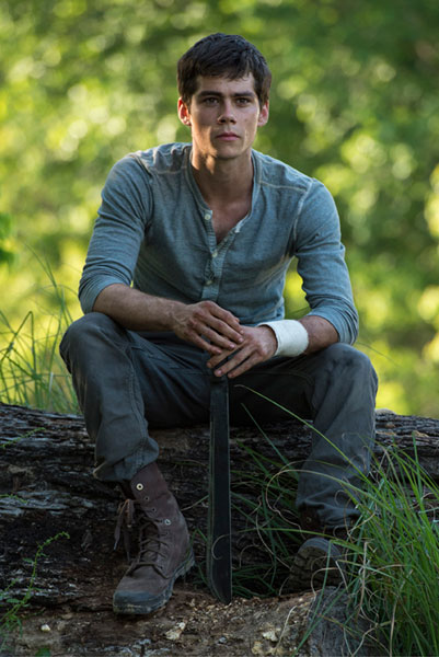 Dylan O'Brien in The Maze Runner