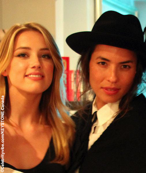 Amber Heard and girlfriend Tasya Van Ree