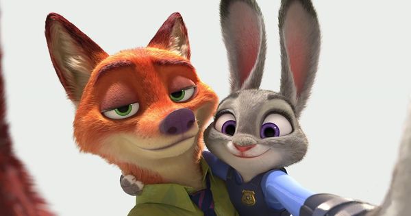 Judy Hopps and Nick Wilde in Zootopia