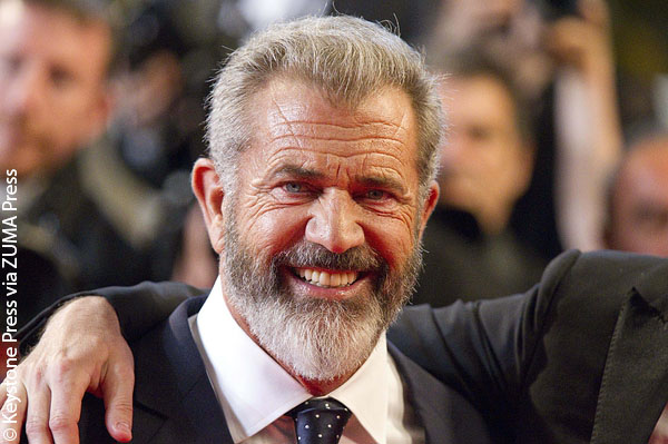 Mel Gibson on the red carpet