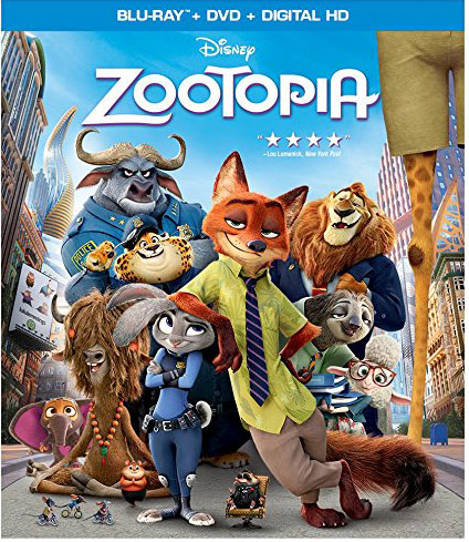 Zootopia on Blu-ray and DVD