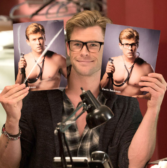 Chris Hemsworth as Kevin Beckman in Ghostbusters