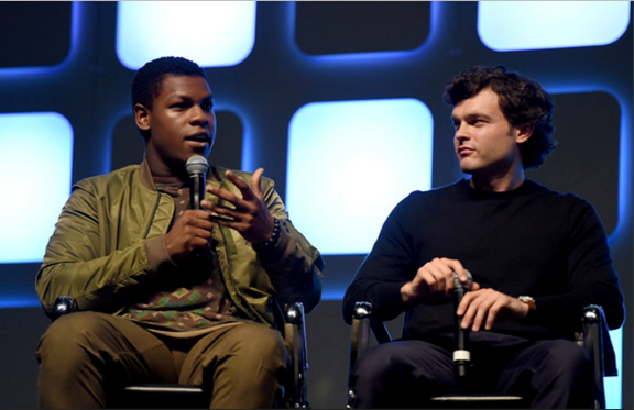 John Boyega and Alden Ehrenreich