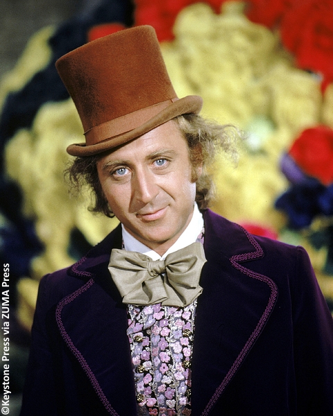 Gene Wilder in Willy Wonka and the Chocolate Factory