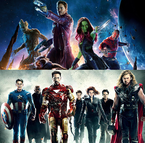Guardians of the Galaxy and The Avengers