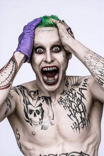 Jared Leto as the Joker in Suicide Squad