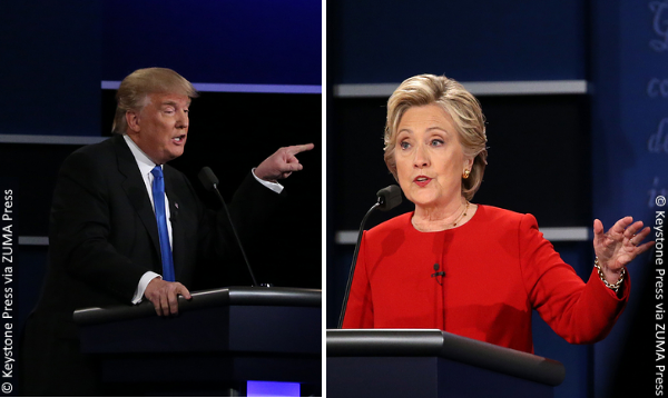 Donald Trump vs Hillary Clinton