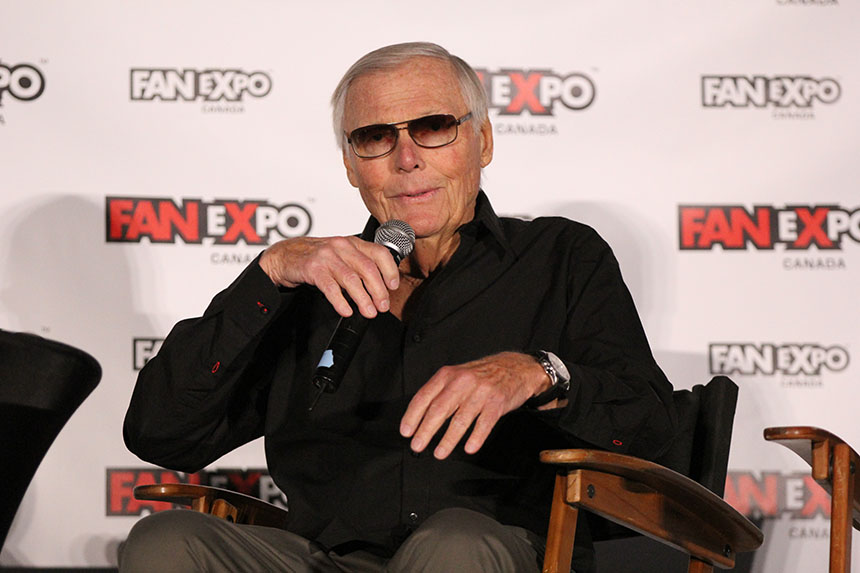 Adam West at Fan Expo Toronto in 2016. Photography by Joanne Chu-Fook