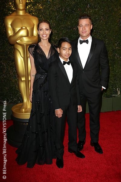 Angelina Jolie, Brad Pitt and Maddox