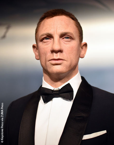 Daniel Craig wax figure in Berlin