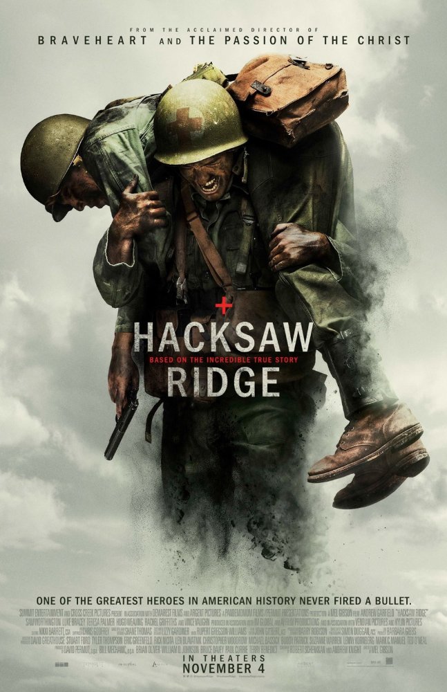 Hacksaw Ridge win this week's top trailer prize