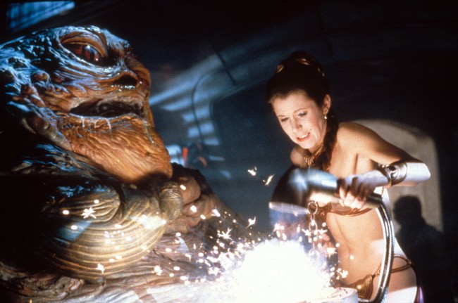 The copper bikini Carrie wore as Princess Leia in the scenes after she was captured by the evil villain Jabba the Hutt and made his slave in Return of the Jedi became iconic. However, Carrie hated the metal two piece costume for several reasons. She later told PEOPLE, “When [director George Lucas] showed me the […]