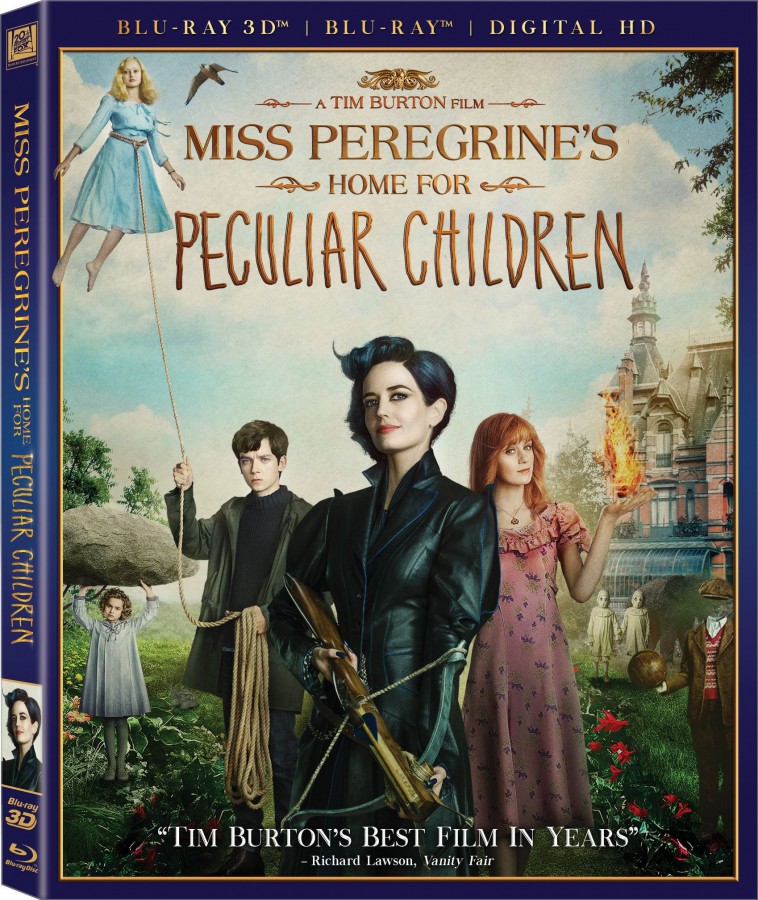 Miss Peregrine's Home for Peculiar Children on blu-ray