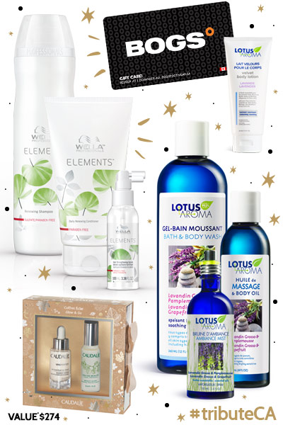 12 Days of Giveaway Day 6 - BOGS, Wella, Caudalie, Lotus Aroma