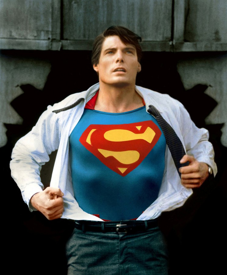 Christopher Reeve as Superman