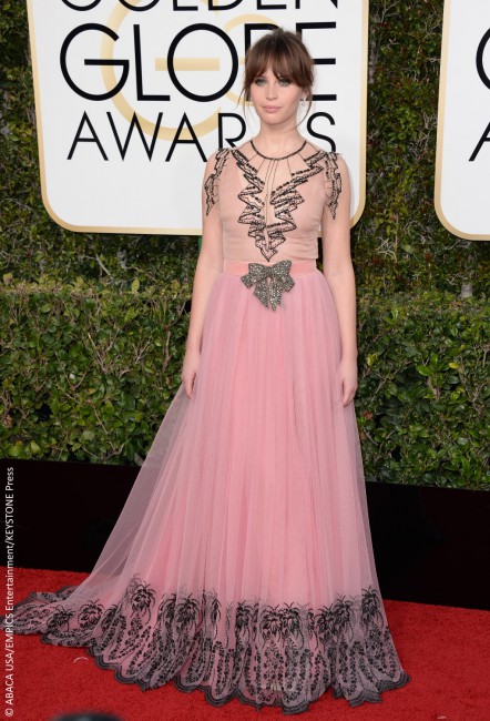 Sure, she plays a kick-ass rebel warrior in Rogue One: A Star Wars Story, but Felicity Jones wasn’t winning any battles with her sheer pink Gucci number. We’re thinking she was going for a sort of fairytale vibe, but the result is more along the lines of a nightmare. If she had donned Darth Vader’s […]