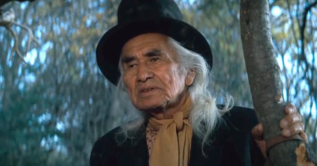 For his portrayal as kind-hearted tribal leader Old Lodge Skins in Little Big Man, Chief Dan George was nominated for Best Supporting Actor at the 43rd Academy Awards in 1971. The prolific Canadian chief, actor, poet and author starred alongside Dustin Hoffman, becoming the first Native actor to receive an Oscar nomination.