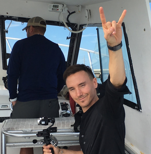 Last photo taken of Rob Stewart 