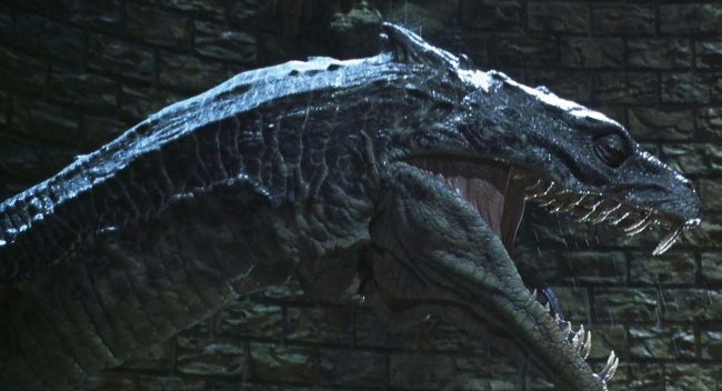 A frightening, formidable and fanged figure, the Basilisk in Harry Potter and the Chamber of Secrets is a giant green serpent with haunting yellow eyes. Its venom is highly poisonous, it possesses great strength and an unquenchable thirst for blood, and it dwells in the Chamber of Secrets at Hogwarts. It’s controlled by the heir […]