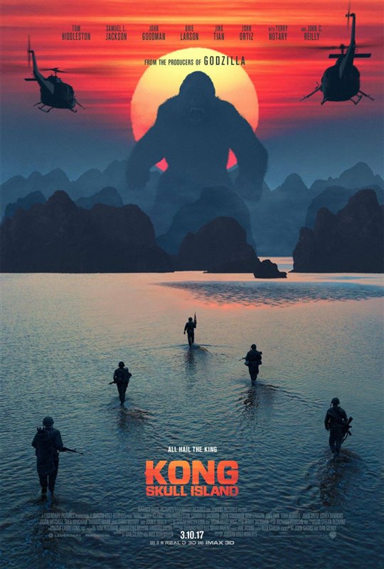 Kong: Skull Island new in theaters