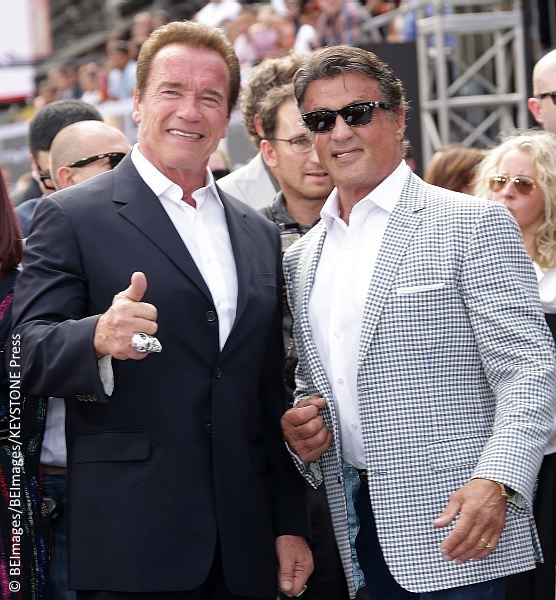 Arnold Schwarzenegger and Sylvester Stallone